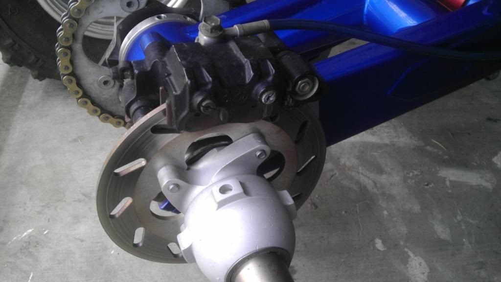 Roll Design/LOBO Swingarm (250R Style) sprocket/rotor hub, wheels hubs